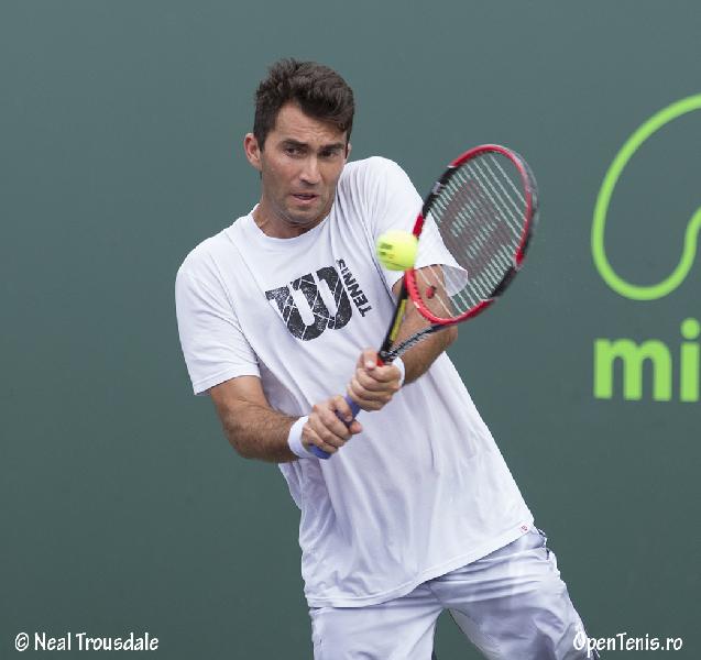 Horia Tecau la antrenamente la Miami Open